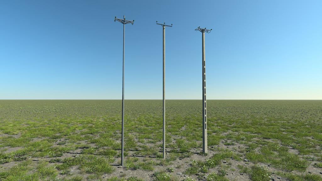 Medium Voltage Electric Poles